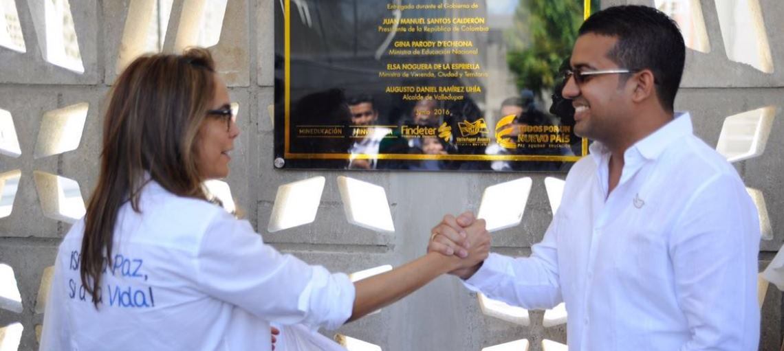Ministra Gina Parody inauguró moderno Megacolegio que beneficiará a 1.280 niños en Valledupar
